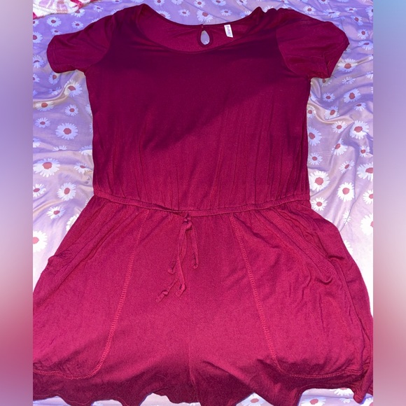 Butter soft burgundy/red romper - Picture 1 of 4